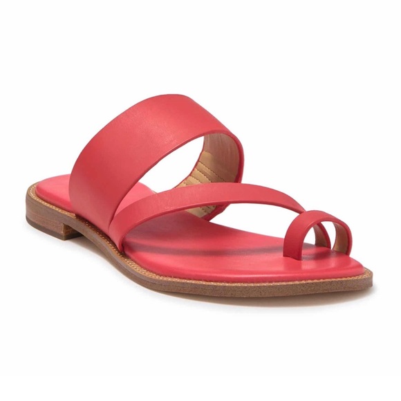 Michael Kors Pratt Slide Sandal Sea Coral Size 8 - Picture 2 of 8
